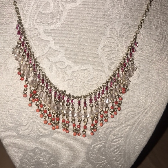 **3 for $15** Multi stone necklace and earring set - Picture 2 of 4